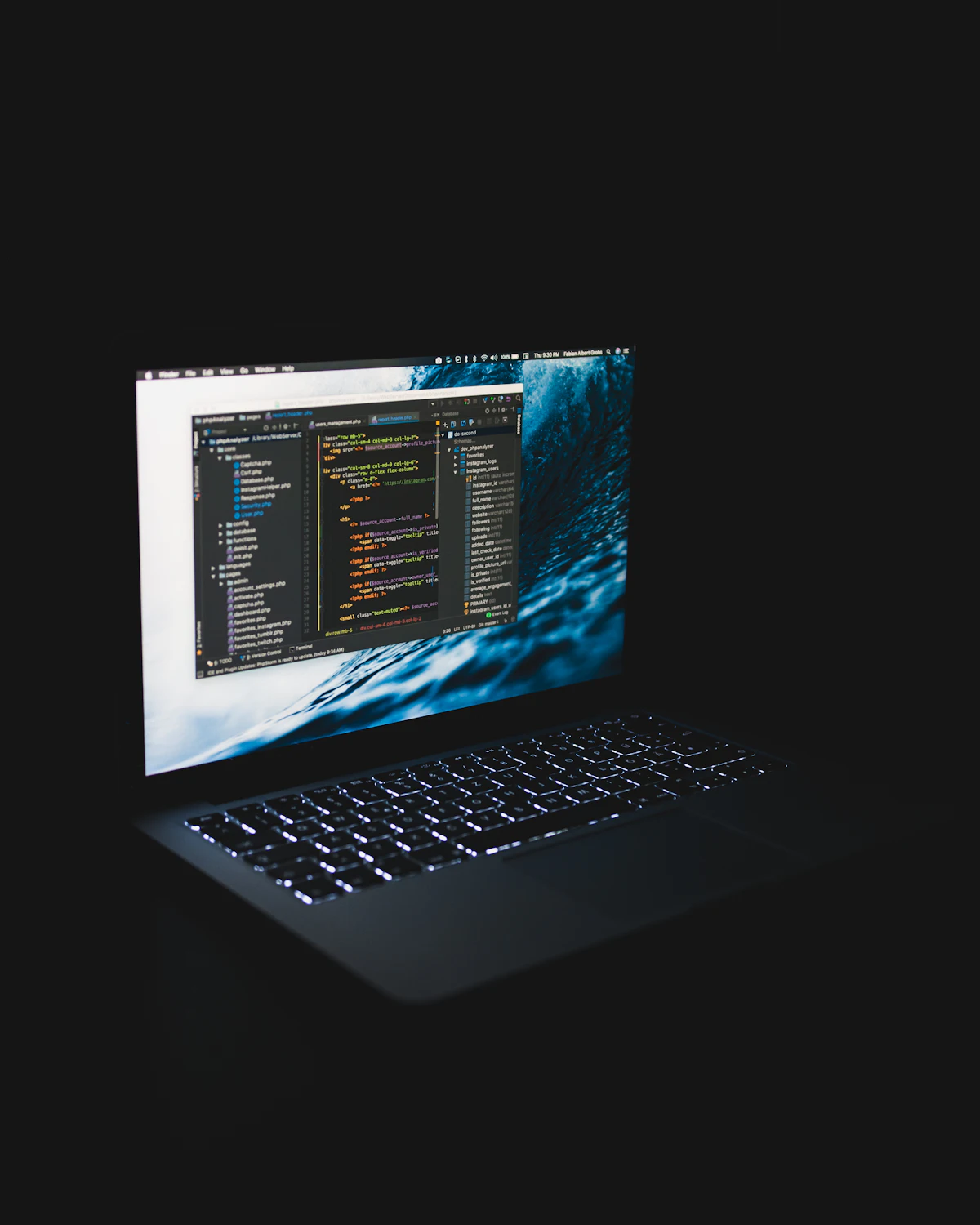 A downloads list in a browser